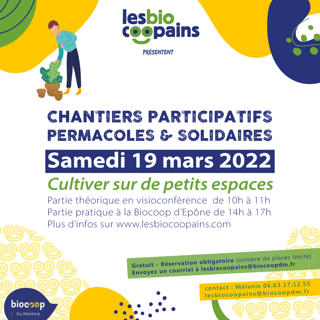 Chantier participatif permacole & solidaire du 19 mars 2022